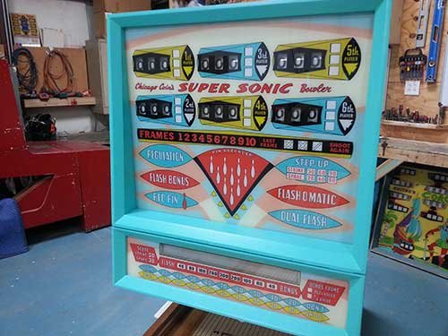 1965 Chicago Coin Super Sonic Ball Bowler w/Original Lanes